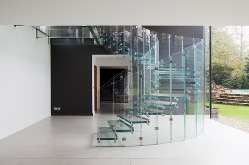 Escaliers en verre