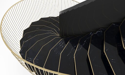 22Carat Black - schwarz Treppe 5