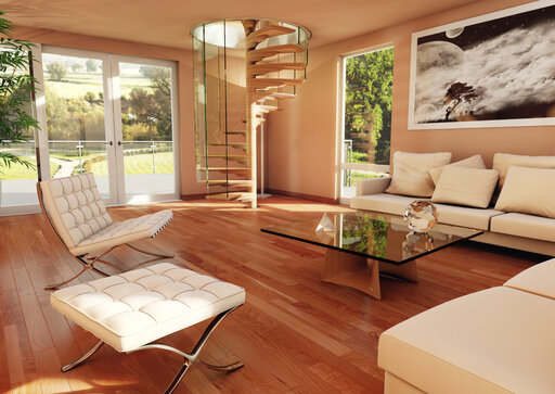 Sky-Screw Holz - Holztreppe Spindeltreppe Innovation