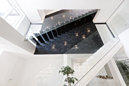 Mistral Black - Ganzglastreppe Mistral schwarz Siller Treppen 8