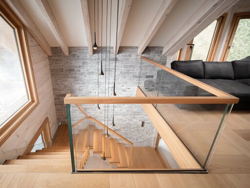 Mistral Bridge - Siller Treppen BV Fürstenberg schwebende Treppe mit Podest 1