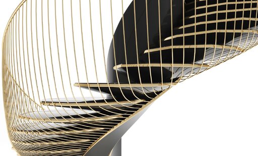 22Carat Black - schwarz Treppe 2