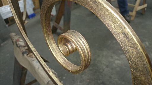 Baku - Handgeschmiedetes Gelaender Detail