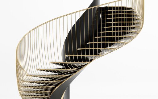 22Carat Black - schwarz Treppe 1